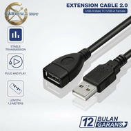 1.5M Black USB Extension Cable Male To Female 1.5M USB Extension Cable Connector AM/AF