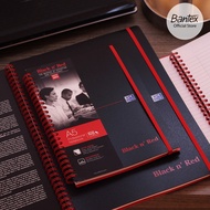 Oxford Black n' Red A5 Squared Notebook Planner Journal Agenda Diary Boxed Paper Notebook Optical Pa