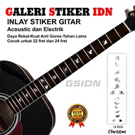 Dove Guitar Fretboard Inlay Sticker | Acoustic Electric Guitar Inlay Decal | Gbsn Dove Epiphone
