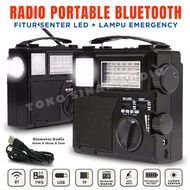 Speaker Bluetooth Full Bass Radio FLECO F-318B Radio FM / AM / SW / Bluetooth / USB / TF / AUX / Sen