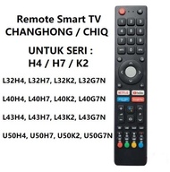 REMOTE TV UNIVERSAL MURAH - REMOT REMOTE TV CHANGHONG LCD LED ANDROID SMART TV L32H7 L40H7 L32H4 ||