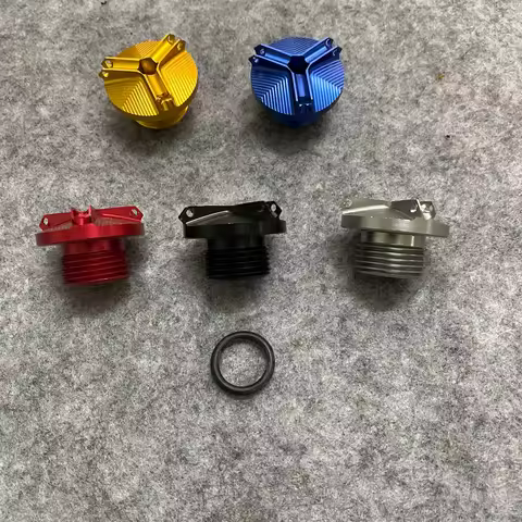 Motorcycle CNC Engine Oil Filter Cup Plug Cover Oil screw cap For SUZUKI GSXR1000 GSX-R1000 2000-202