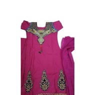 Girls / Kids Dark Pink Indian Traditional Ethnic Wear / Chudithar / Salwar Kameez