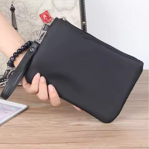 Fashion Clutch Business Style Men's Handbag Clutch Bag Soft Oxford Male Waist Pack Bag Leisure Hand 