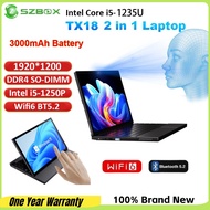 TX18 Intel Core i5-1235U Tablet Notebook 2-in-1 DDR4 3200Mhz 1920*1200 3000mAh Battery PC