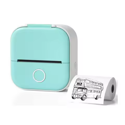 New!Portable Mini Thermal Label Printer Home Photo Printer Student Wrong Question Printer Mini Label