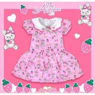 Arpanet girl Dress/Strawberry Bear/Size Xs