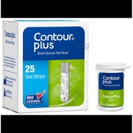 Contour Plus Blood Glucose Test Strips 25 Test Strips