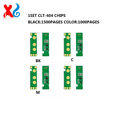 4PCS clt k404s clt-404s clt 404 Chips For Samsung SL-C430W SL-C432W sl c433 SL-C480FW SL-C480W SL-C4