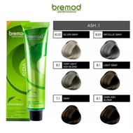 Bremod hair color hair dye cream ASH GRAY series (No oxidizer)