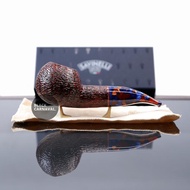 pipa cangklong kayu import Savinelli Fantasia Rusticated Brown 320 KS