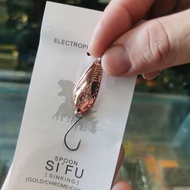 Gozila spoon Si Fu electroplated brass 5g,7g/spoon tokwan/