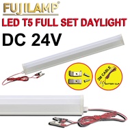 T5 LED DC 24V Tube Light Lamp pasar malam lampu mentol lampu 2ft 60cm 20W / 4ft 120cm 40W