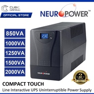 NEUROPOWER AVR COMPACT TOUCH SERIES UPS 850T (850VA), 850T-USB (850VA), 1K0T (1000VA), 1K25T (1250VA