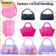 FENGLIN 1/6 Doll Accessories, 5 Styles Fashion Doll Handbag, High Quality Plastic Doll Purse Accesso