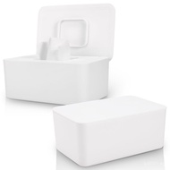 2 Pack LEQXGO Baby Wipes Dispenser, Wipes Dispenser Baby Wipes Case, Baby Wipe Holder for Fresh Wipe