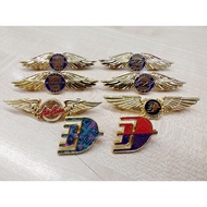 Pin badge logo kerongsang brooch clips malaysia airlines mas batik air asia flight