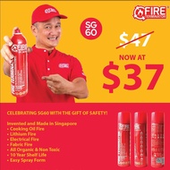 <2025 Formula> Fire Terminator Extinguisher for Cooking Oil & Lithium Battery Fires! SG60 PROMO!