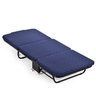 OTHER - 午休摺疊床 單人摺疊床 摺疊式床 顏色 藍色 尺寸 180*26*75CM [平行進口] x