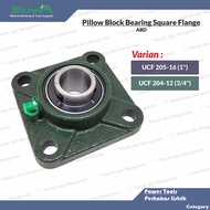 Flanged Block Bearing Lahar Laher Bearing Duduk As UCF 204-12 UCF 205-16 ABD