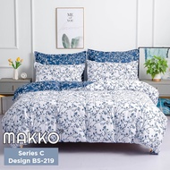 MAKKO High Quality Fitted Bedsheet with Pillow and Bolster Case