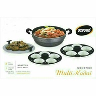 Oxford Non Stick 10 Kulzhi Multi Kadai/Idli Pot
