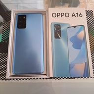 OPPO A16 RAM 6/128GB SECOND FULLSET