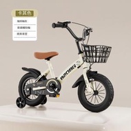 兒童單車-18寸-卡其色基礎版