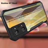 Phone Case For Realme GT Neo2 Neo 2 5G Neo Flash Q3 Pro Realme GT Master GT 2 Pro Casing Luxury Shockproof Clear Acrylic Bumper Transparent Silicone Soft Back Cover
