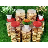 Borong Kuih Sepit Bakar ORIGINAL,50pcs 1 balang 