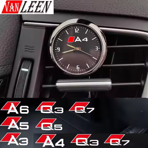 Car Decoration Clock Watch Car Electronic Quartz Watch For Audi A1 A2 A3 A4 A5 A6 A7 A8 Q2 Q3 Q5 Q7