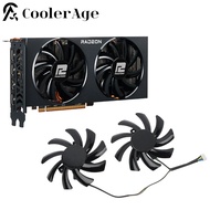 85mm T129215BU RX 5700 5500 XT Graphics Cards Fan ​For Powercolor Fighter AMD RX 6700XT 6600XT 6600 