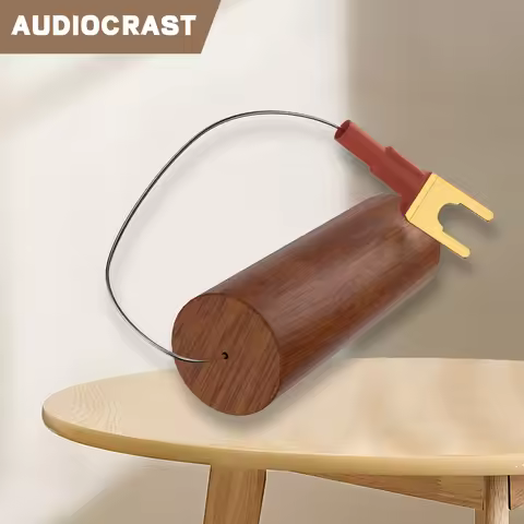 Rose Wooden GND Electronic Black Hole Eliminator Ground Loop Noise Protection Static Power Purifier 