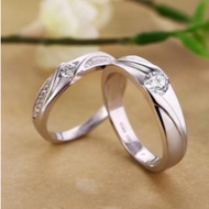 Silver Wedding Rings for Engagement Couples 374b promo