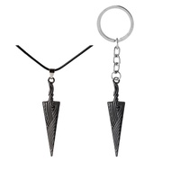 Game Merchandise Hollow Knight Hollow Knight Pure Bone Nail Keychain Necklace Alloy Pendant