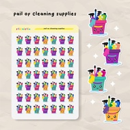 Clean-up/Chores Stickers | Scrapbooking | Planner |ry | Notebook