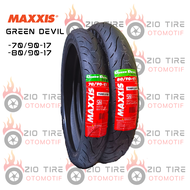 BAN LUAR 70/90 &amp; 80/90 RING 17 TUBELESS MAXXIS GREEN DEVIL