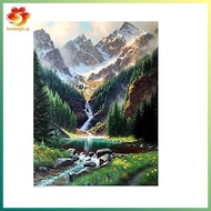 [hzsdakjjh.] Without Frame " Mountain Creek" 30 X 40 cm Full Layout Wall Decor 30X40cm