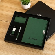 Four-Piece Set Business Card Holder Dragon Boat Festival Notepad Business Signature Pen Set Notebook