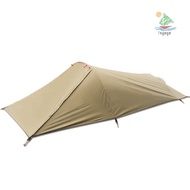 Ultralight Outdoor Camping Tent Single Person Camping Tent Water Resistant Tent Aviation Aluminum Support Portable Sleeping Bag Tent