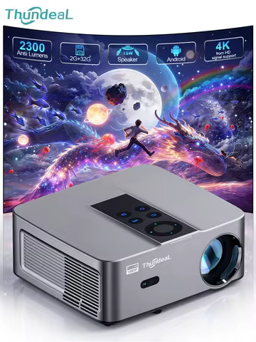 ThundeaL Full HD 1080P 4K Projector TD98W Mini Portable Android WiFi 2G 32G TD98 Mini Beam Projector