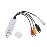 Kebidumei USB Video Capture Device USB 2.0 Easy to Cap Video TV DVD VHS DVR Capture Adapter Easier C