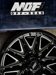 New Car 4x4 OFFROAD Sport Rim MDF Wheels 18x9J 6x139.7 ET-18 Black Milling - READY STOCK