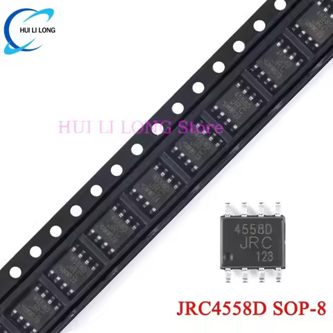 50pcs/10pcs 4558D SOP8 JRC4558 SOP JRC4558D NJM4558 4558 jrc4558 SOP-8 SMD Dual Operational Amplifie