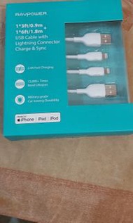 RAVPower RP-CB030 Charge & Sync Lightning Cable (3.3ft1m