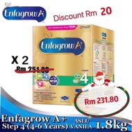 (Buy 2 Less Rm 20 Or Buy 4 Less Rm 60)Enfagrow A+ Step 4 / Vanilla 1.8kg