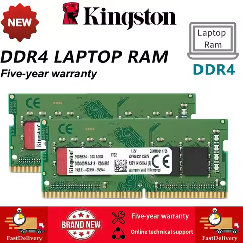 Kingston RAM DDR4 Memory4gb 8gb 16gb 2666Mhz 2400Mhz 2133Mhz 3200Mhz Laptop RAM Memory PC4-2400T SOD