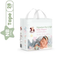 [NEW] Iconic Signature Baby Diaper - NB28/S50/M44/L38 | HUSHABUY