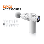 ALLTOU Massage Gun With 12 Accessories 32 Speeds Fascia Massage Gun LCD Display for Muscle Neck Rela