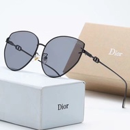 แว่นกันแดดมียี่ห้อ Dior สำหรับผู้ชายและผู้หญิงแว่นกันแดดโพลาไรซ์ดั้งเดิม (พร้อมกล่องแว่นตาและกล่อง)